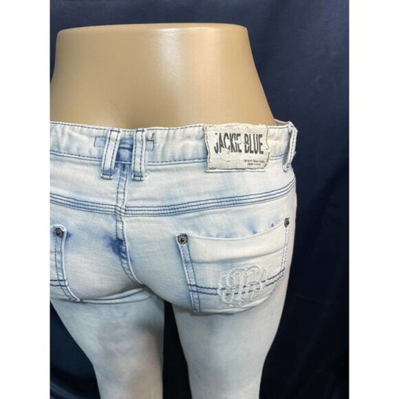 Jackie Blue Jeans Unlimited Design size 29 /‎ 27 Mid Rise Straight Leg Jeans - Picture 5 of 7